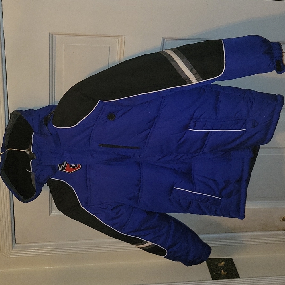 Blue Puffer Bubble Jacket
